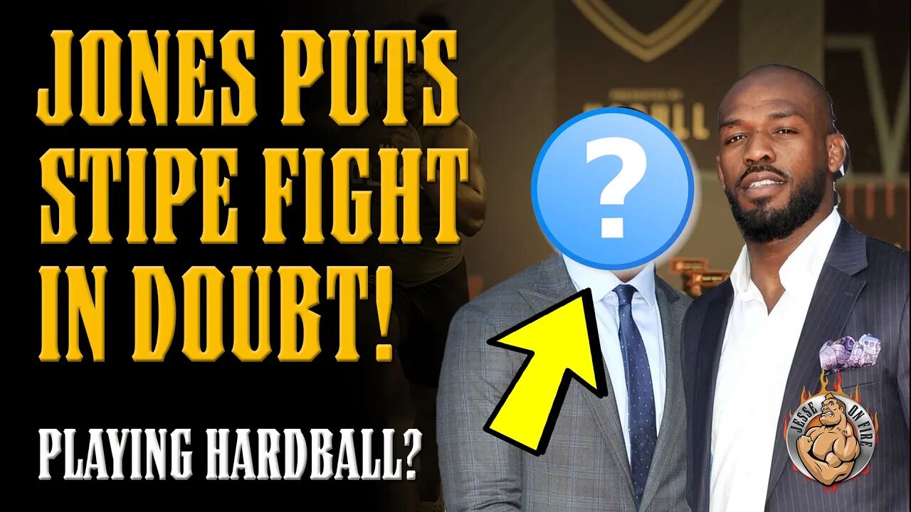 Jon Jones Suddenly Puts DOUBT on FIGHTING Stipe!! Here's WHY he's Doing it...