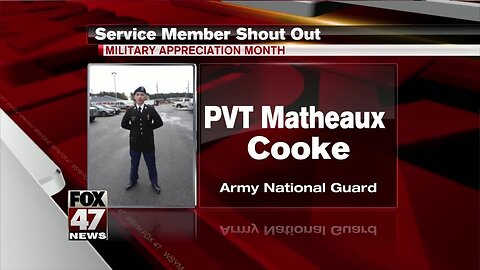 Service Member Shout Out: PVT Matheaux Cooke & Joseph L. Garofalo
