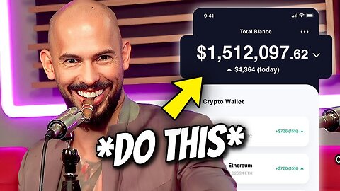 Andrew Tate Explains How To Get RICH With Crypto