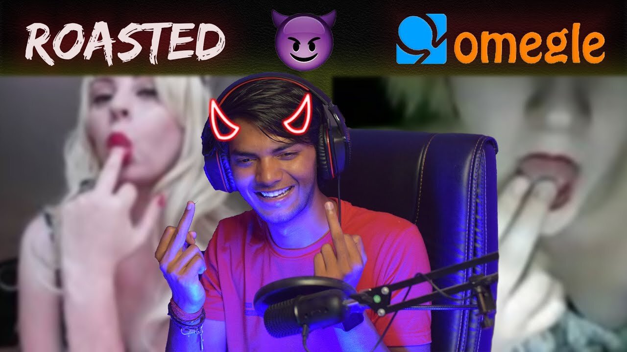 Roasting in Omegle between foreigners and Indian #omegle #funnyomeglevideo #funny #satisfying