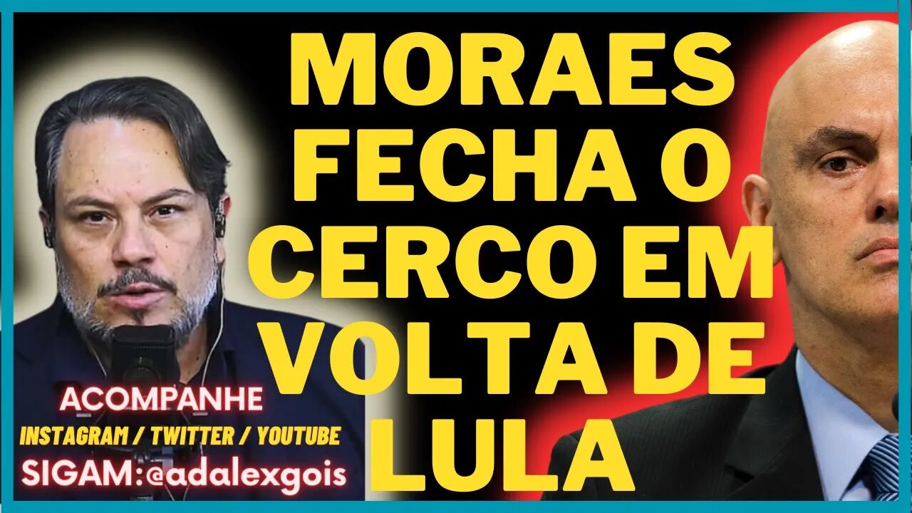 A CHAPA ESQUENTOU: LULA está FUGINDO de ALEXANDRE DE MORAES há 2 MESES.