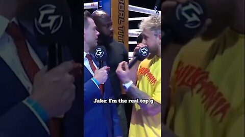 Andrew Tate Ignores Jake Paul At Deji Vs Floyd Mayweather Boxing Event #shorts