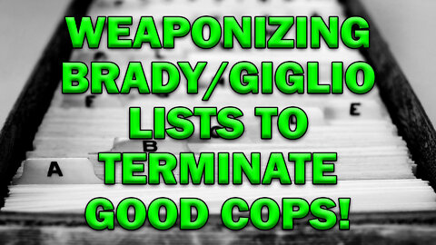 Prosecutors Scheming To Purge Good Cops! LEO Round Table S07E06c