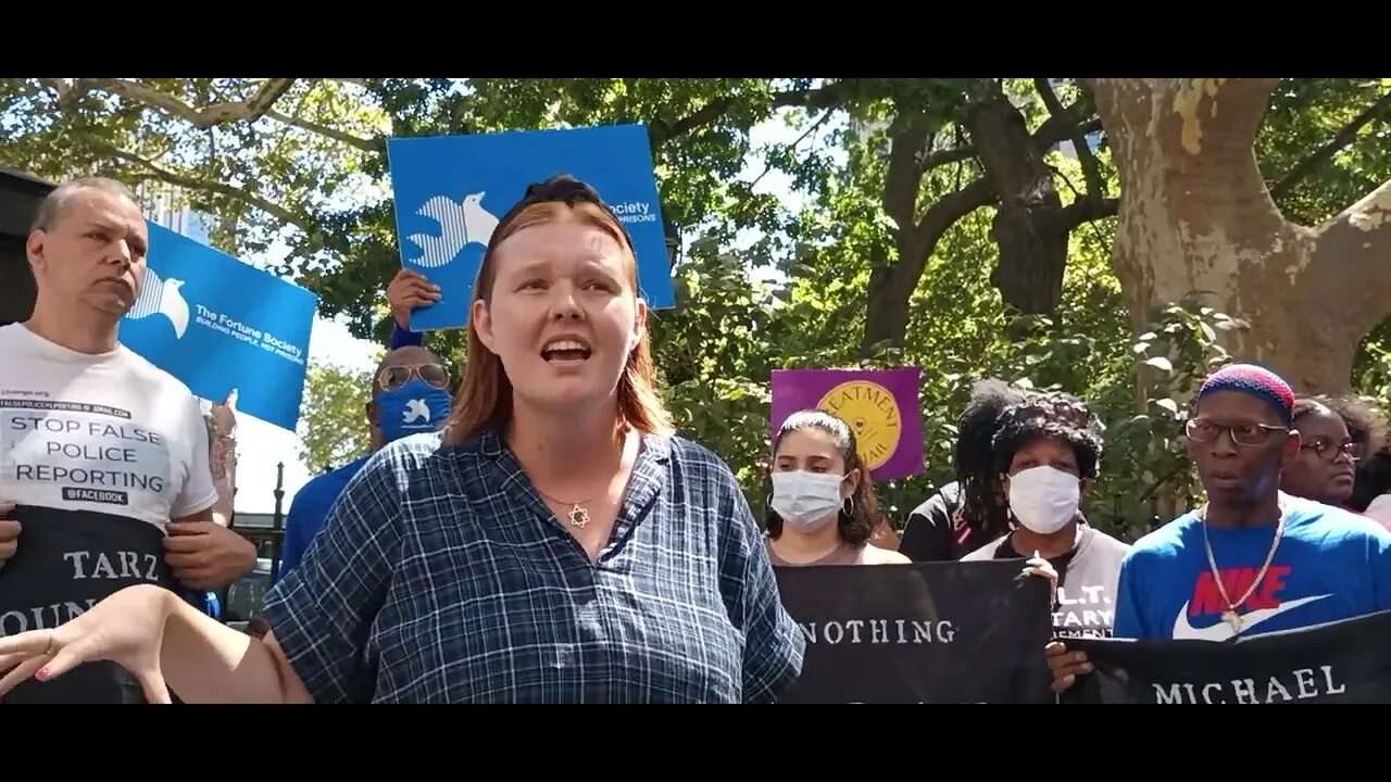 The Michael Nieves #michaelnieves #haltsolitary Emergency Action outside City Hall 9/1/2022