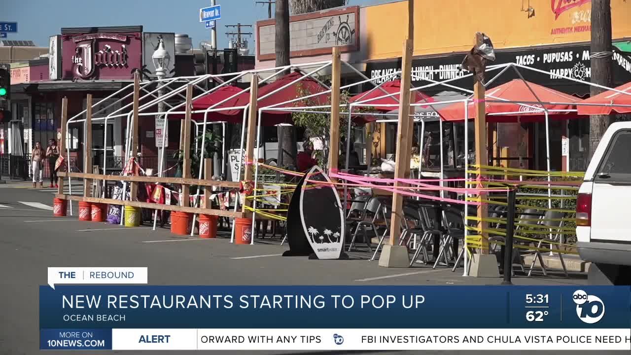 New restaurants starting to open in Ocean Beach