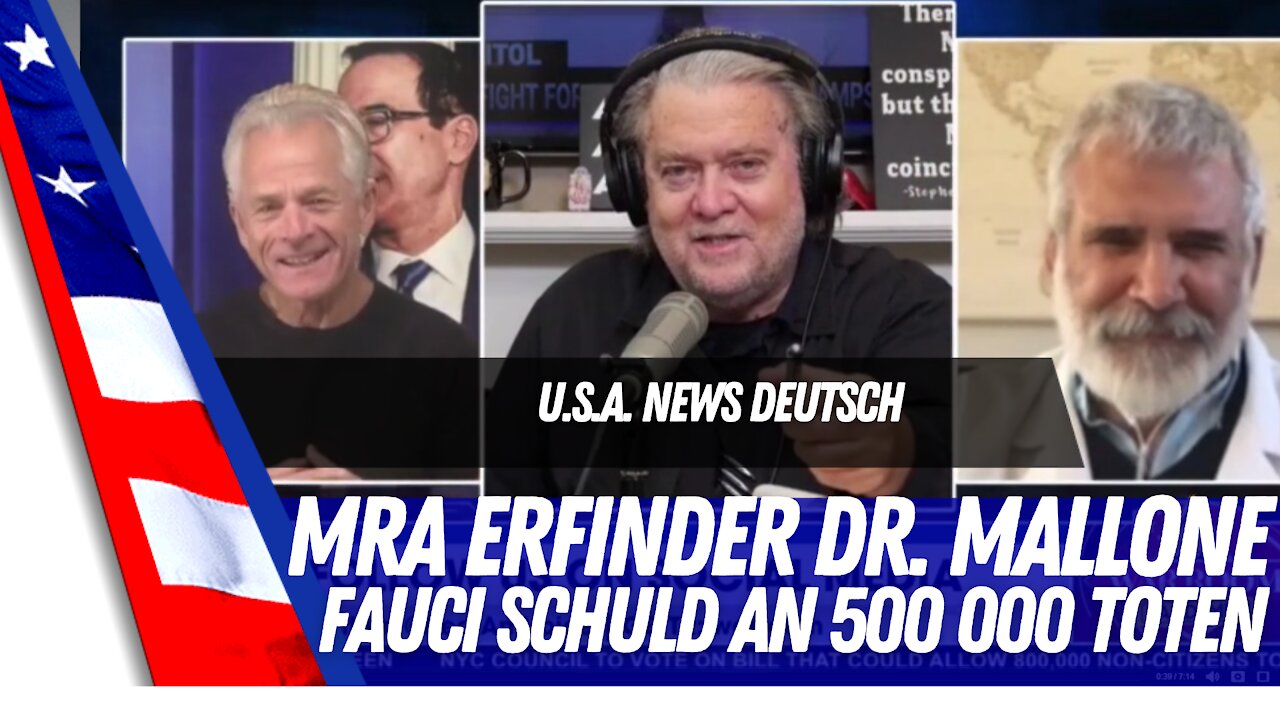 Dr. Mallone beschuldigt Fauci mit 500 000 toten.