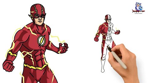 How to Draw The Flash Barry Allen DC Comics - Art Tutorial