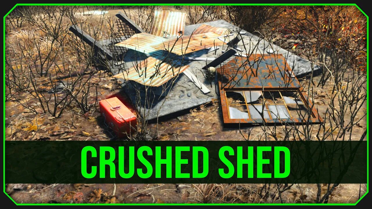 Crushed Shed in Fallout 4 - Discovering Hidden Wonders!