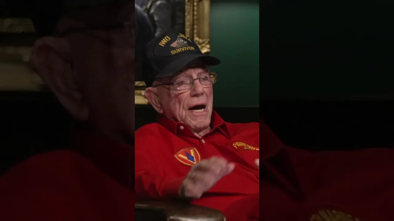 Don Graves Iwo survivor Crawling over 50 bodies #Iwo #shawnryanshow #reelreacts #shorts