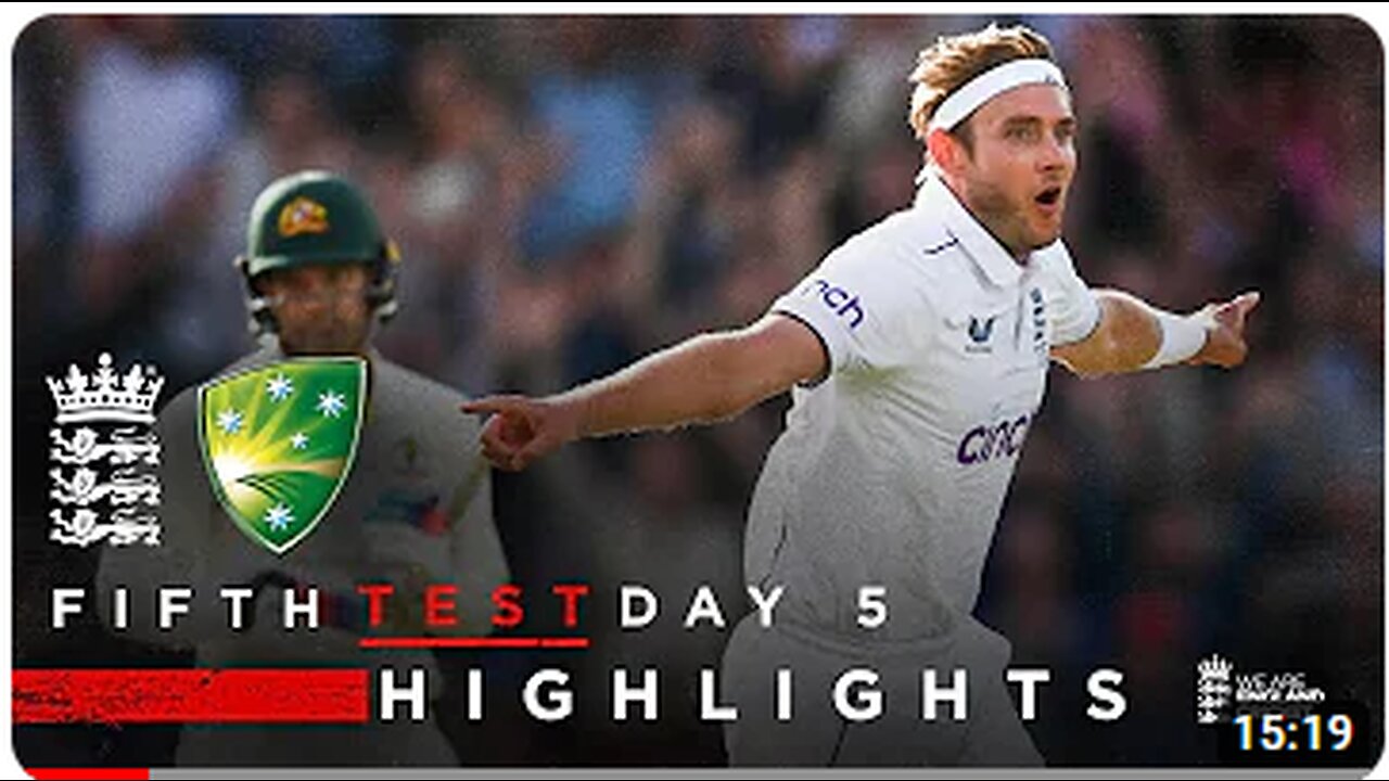 Broad's Fairytale Ending! _ Highlights - England v Australia Day 5 _ LV= Insurance Test 2023