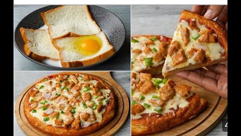 Unique pizza repice with bread 🥪🥪🍞🍞 🍕🍕🍕