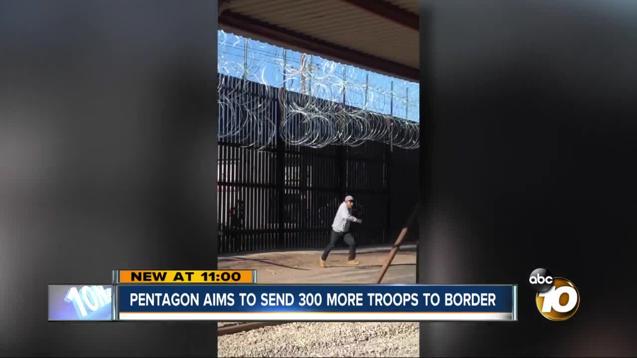 Pentagon expected to send 300 more troops to border
