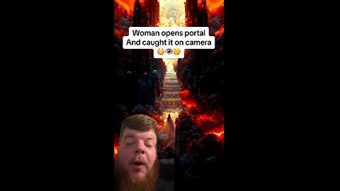M039 WOMAN OPENS PORTAL, AN CAUGHT IT ON CAMERA.
