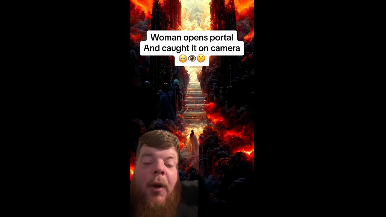 M039 WOMAN OPENS PORTAL, AN CAUGHT IT ON CAMERA.