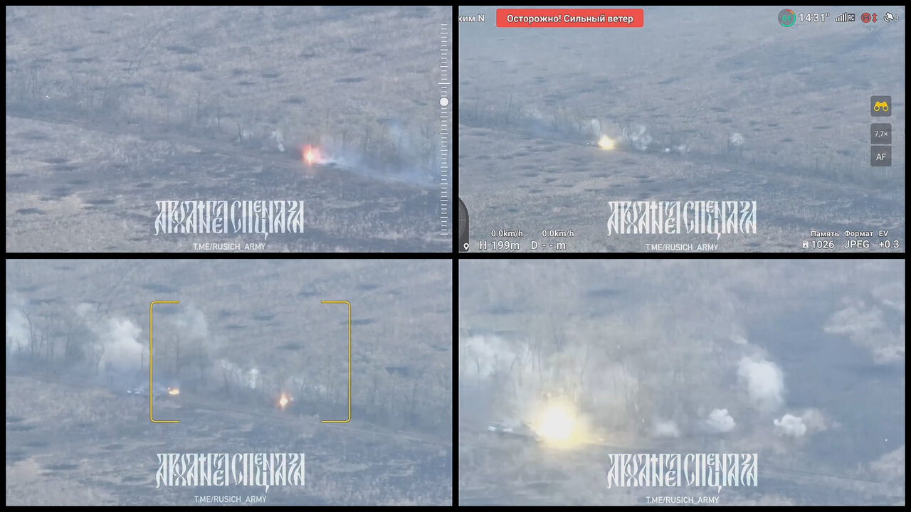 Two Russian BTR-82As carried out a fire raid on AFU positions