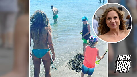 Former children's show host sparks uproar for topless vacation photo with kids: 'Your poor boys'