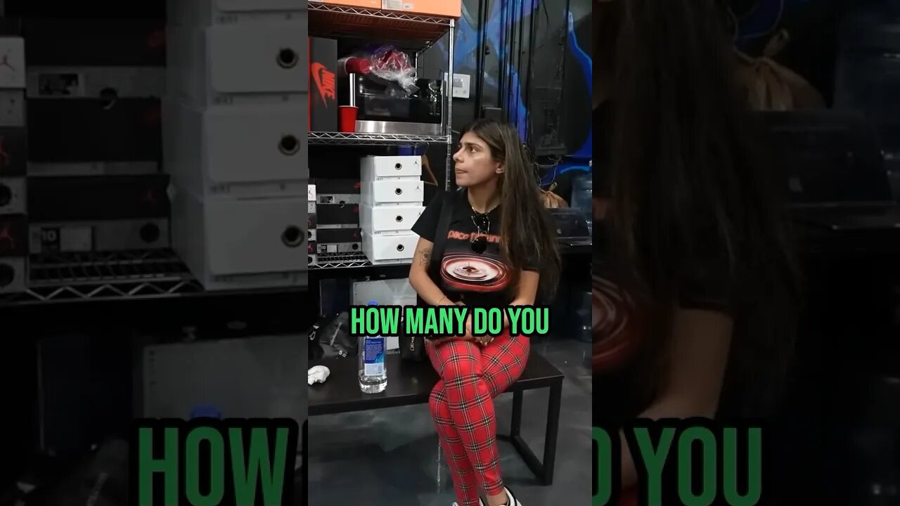 Mia Khalifa Has 200 Sneakers and Only Wears 2 😂😂