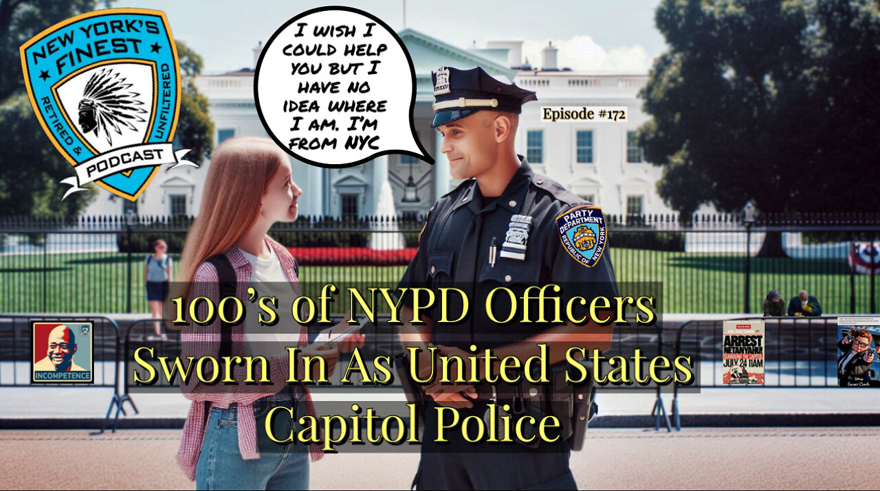 100 s of NYPD Officers Sworn In As United States Capitol Police