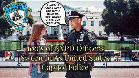 100 s of NYPD Officers Sworn In As United States Capitol Police