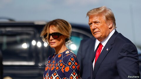 Speech by President Donald Trump and First Lady Melania at the Andrews Base! (We love You Trump)