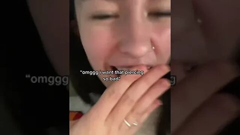 "Omggg I Want That Piercing So Bad Video By Swizzzbaby #Shorts