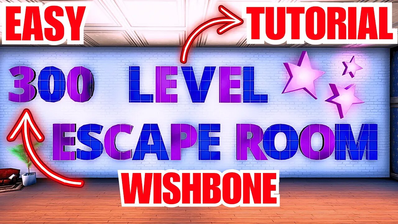 Fortnite 300 Level Escape Room Tutorial! Code: 7340-7259-4813