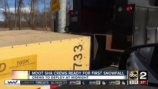 MDOT SHA ready for first snowfall