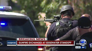 Standoff ensues after report of shots fired in Edgewater