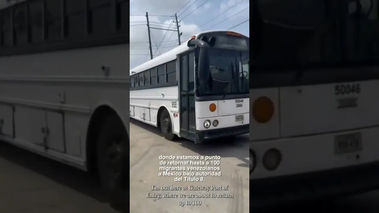 Así deportaron a muchos venezolanos del territorio de EE . UU a México.
