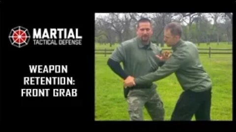 Gun retention: front grab