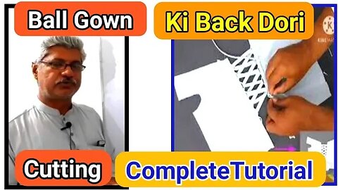 Ball Gown Ki Dori Loop Back Bnany Ka Trika