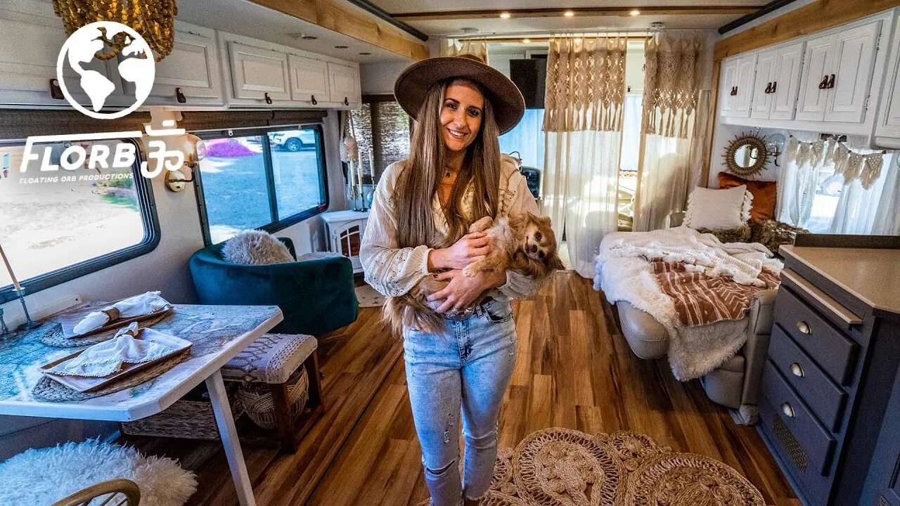 What it's like to Live in a Renovated Class A RV