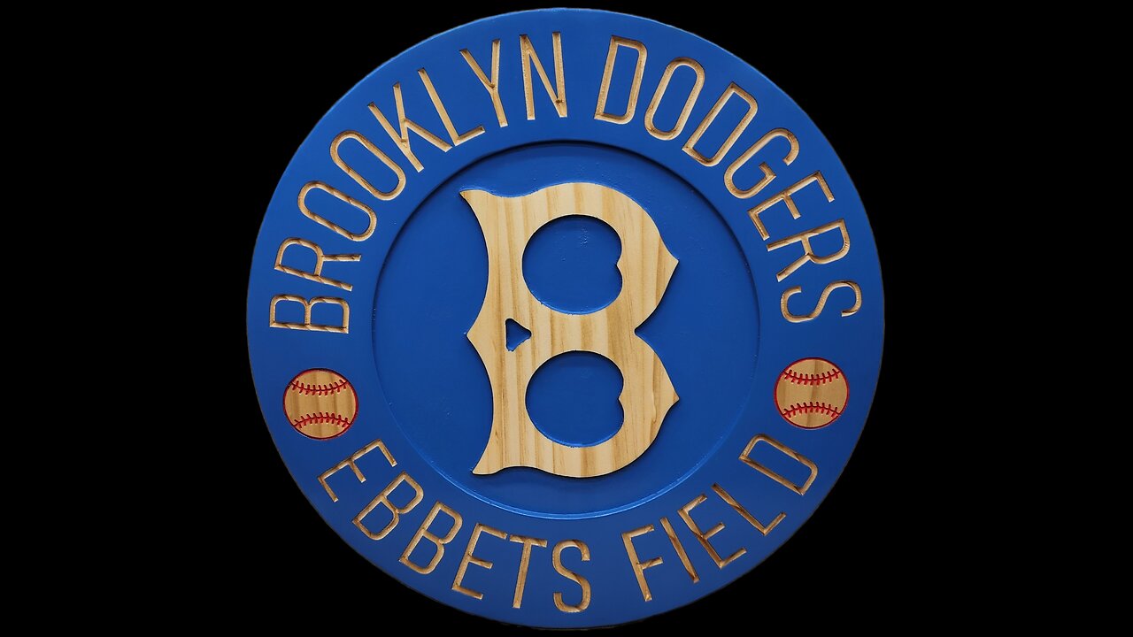 Brooklyn Dodgers Ebbets Field Sign