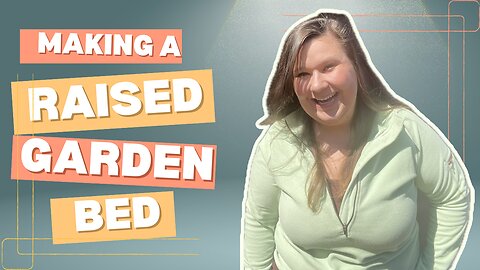 DIY | Building a Raised Garden Bed| Quick & Easy | Scrap wood project