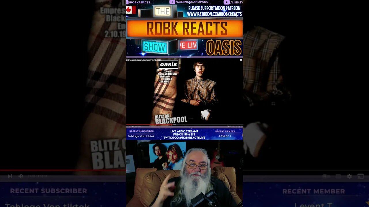 Robk Reacts Oasis Shorts Awesome Rockin Chair