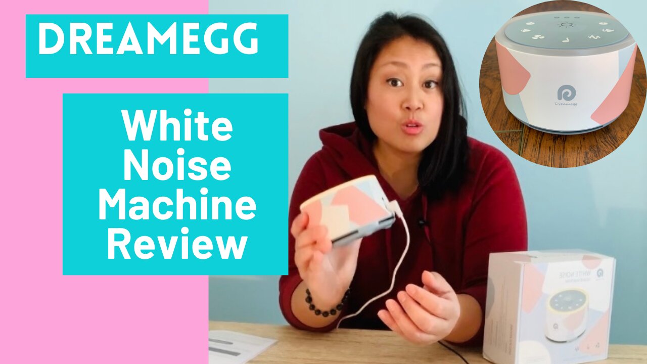 DREAMEGG WHITE NOISE SOUND MACHINE REVIEW | Background Sounds For Relaxation