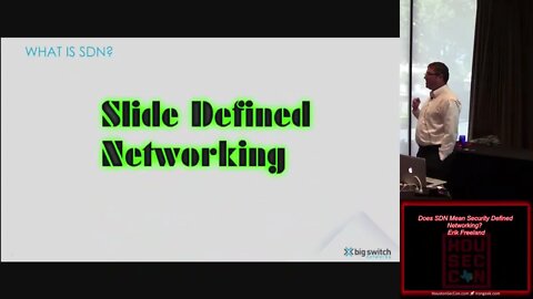 Does SDN Mean Security Defined Networking Erik Freeland
