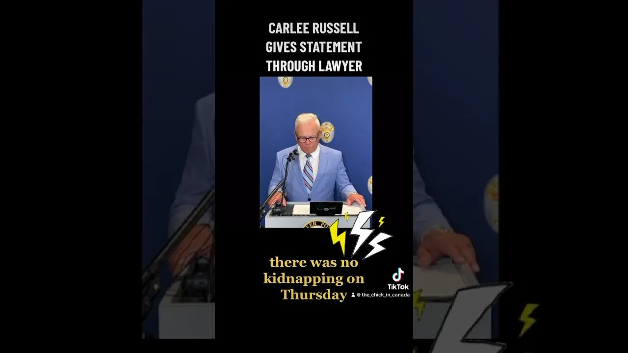 “There was NO Kidnapping” #carleerussell admits this