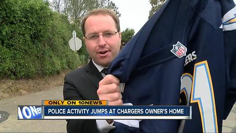 Police activity rises at Chargers owner Dean Spanos residence