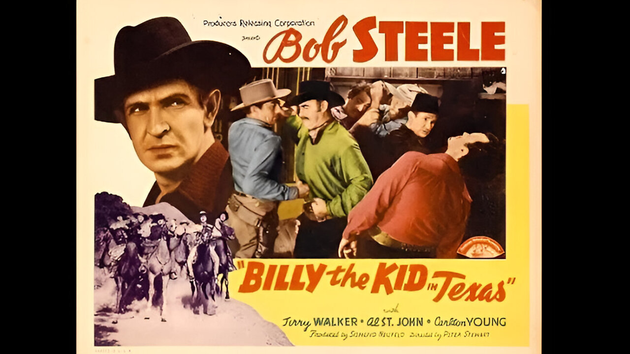 Billy The Kid in Texas | Bob Steele | Full Movie