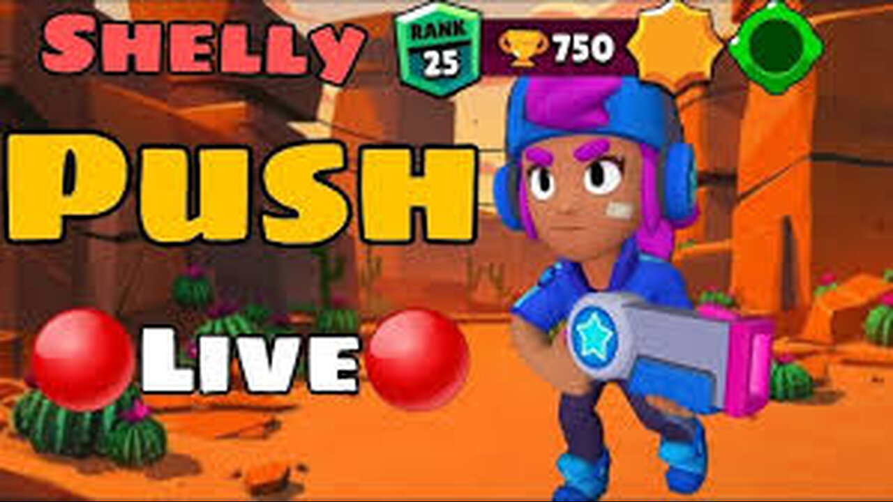 🎃ULTIMATE Shelly Grind LIVE on Brawl Stars 🔥 #rumbletakeover