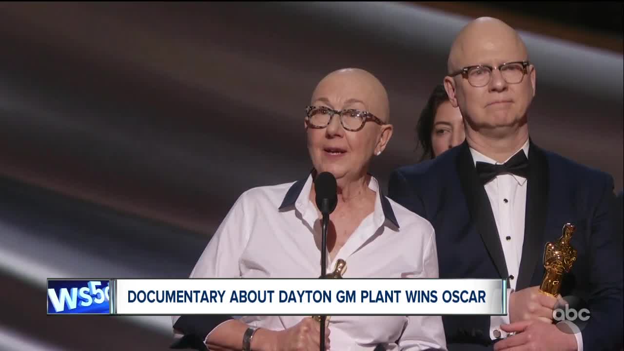 Dayton filmmakers give shout out to Buckeyes during Oscar acceptance speech for 'American Factory'