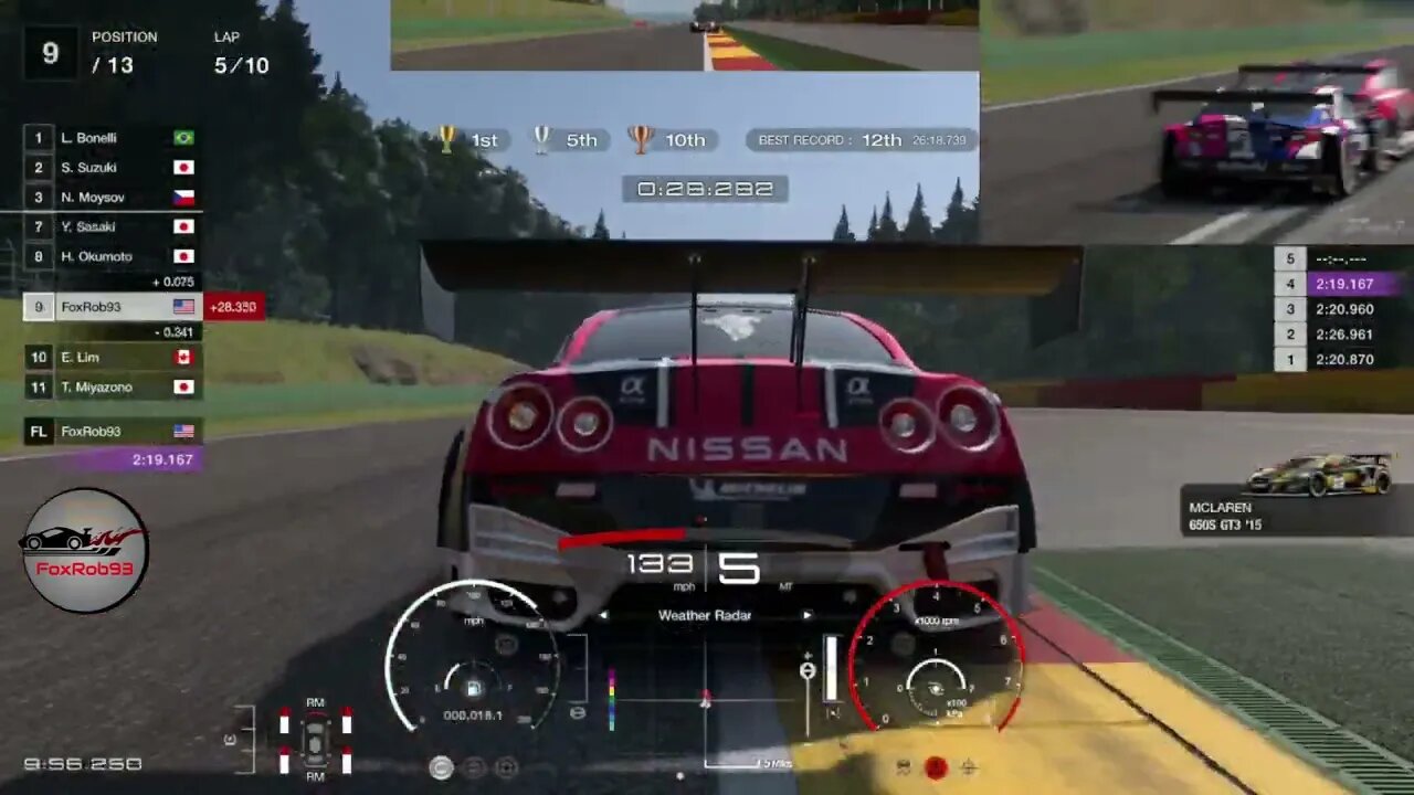 Tried the 25th Anniversary Manufactures Cup race, first time I ran out of gas.