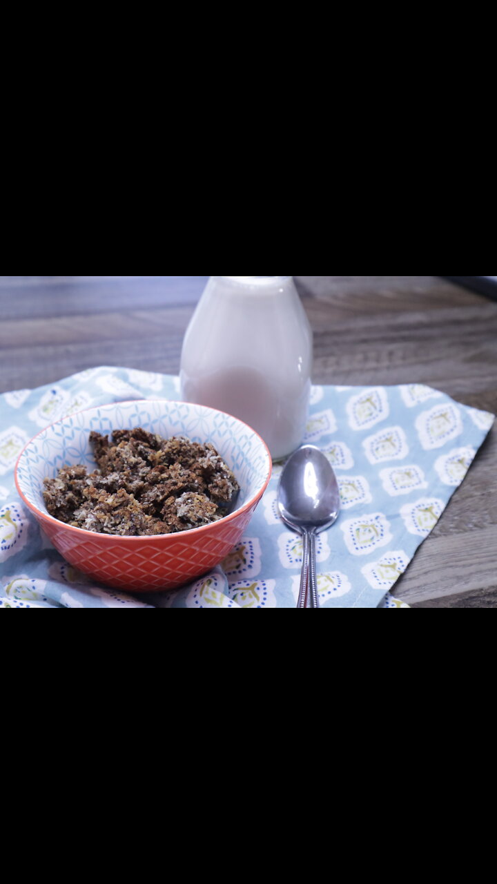 Keto Granola Cereal Recipe