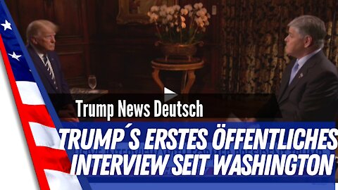 Trump gibt erstes vor der Kamera Interview bei FOX TV Hannity