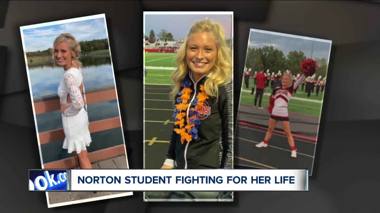 'We roar with Emma' — Norton cheerleader, 16, fighting for her life after falling ill at homecoming
