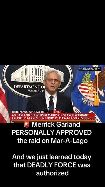 Merrick Garland was ready to kill President Trump!