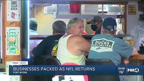 NFL games drive customers to local restaurants