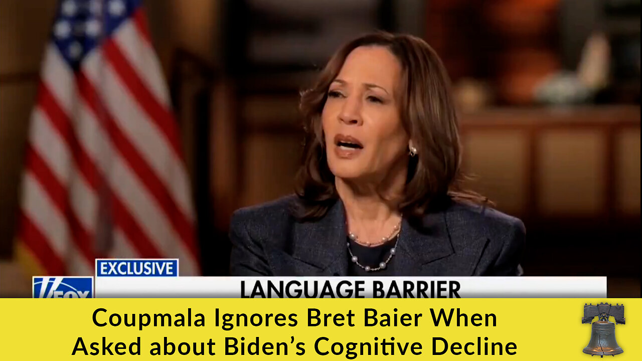 Coupmala Ignores Bret Baier When Asked about Biden’s Cognitive Decline