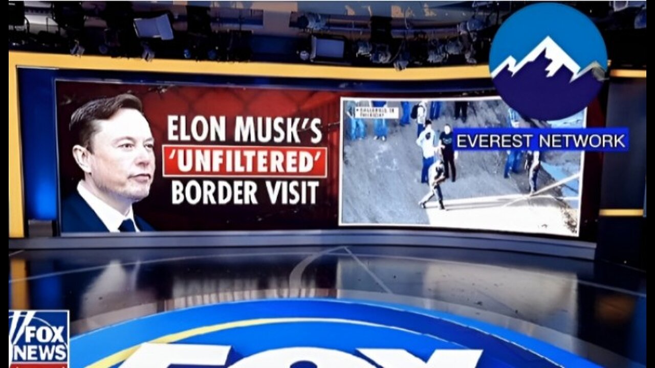 Elon Musk live streams unfiltered border visit